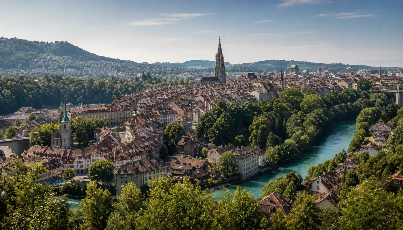 Stadtansicht für Gemeinde Bern